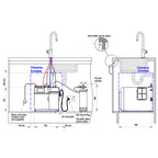 Zip Hydrotap G5 Cube Brushed Nickel H53783Z11 Installation