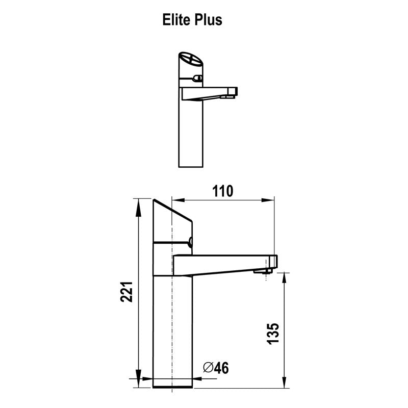 Zip HydroTap G5 Boiling, Chilled & Sparkling Elite Plus Brushed Nickel H5E783Z11AU Specification