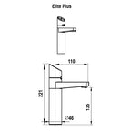 Zip HydroTap G5 Boiling, Chilled & Sparkling Elite Plus Brushed Nickel H5E783Z11AU Specification