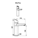Zip HydroTap G5 Boiling, Chilled & Sparkling Elite Plus Matte Black H5E783Z03AU Specification