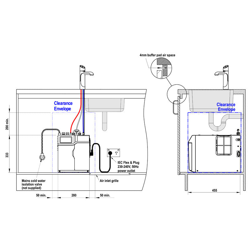 Zip HydroTap G5 Boiling & Chilled Elite Plus Chrome H5E784Z00AU Installation