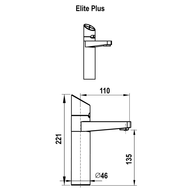 Zip HydroTap G5 Boiling & Chilled Elite Plus Chrome H5E784Z00AU Specification