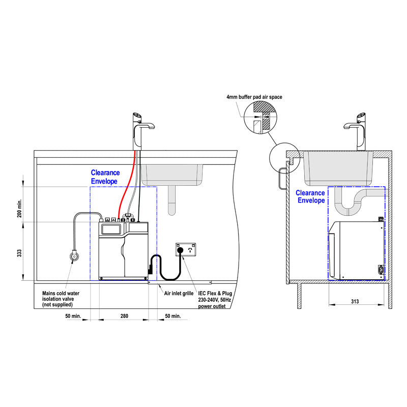 Zip HydroTap G5 Boiling & Ambient Elite Plus Chrome H5E785Z00AU Installation