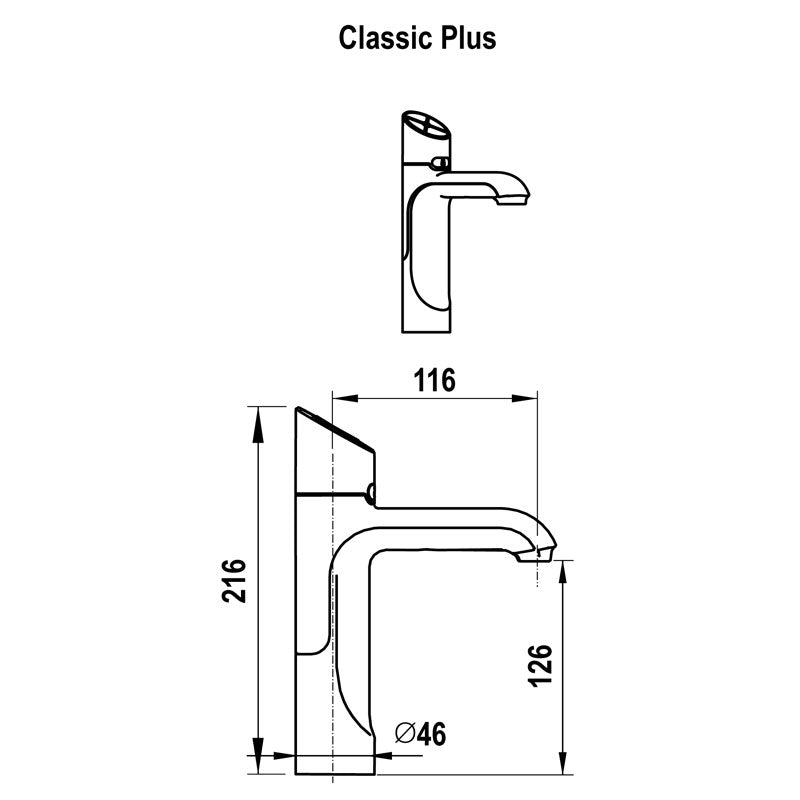 Zip HydroTap G5 Boiling Classic Plus - Gun Metal H55786Z09AU