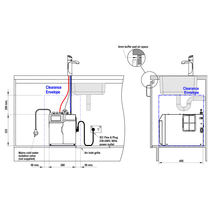 Zip HydroTap G5 Chilled, and Boiling H55784 Installation