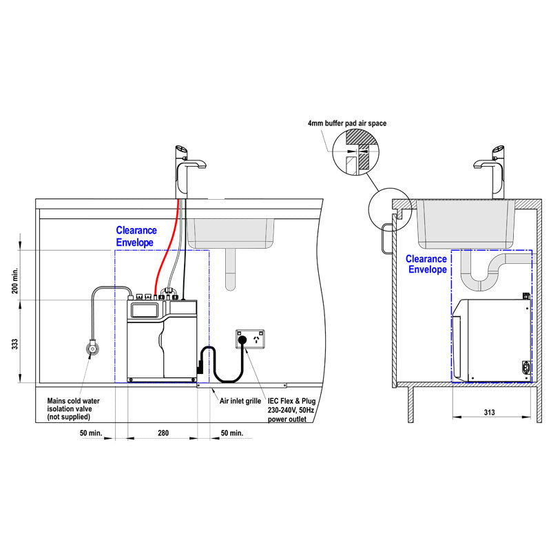 Zip HydroTap G5 Boiling and Ambient H55785 Specification