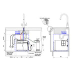 Zip Hydrotap G5 Celsius ARC All-In-One Brushed Gold H57783Z7 Installation