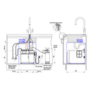 Zip Hydrotap G5 Celsius ARC All-In-One Brushed Gold H57783Z7 Installation