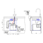 Zip Hydrotap G5 Celsius ARC All-In-One Boiling, Chilled Brushed Gold H57784Z7 Installation