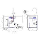 Zip Hydrotap G5 Celsius ARC All-In-One Boiling, Chilled Brushed Gold H57784Z7 Installation