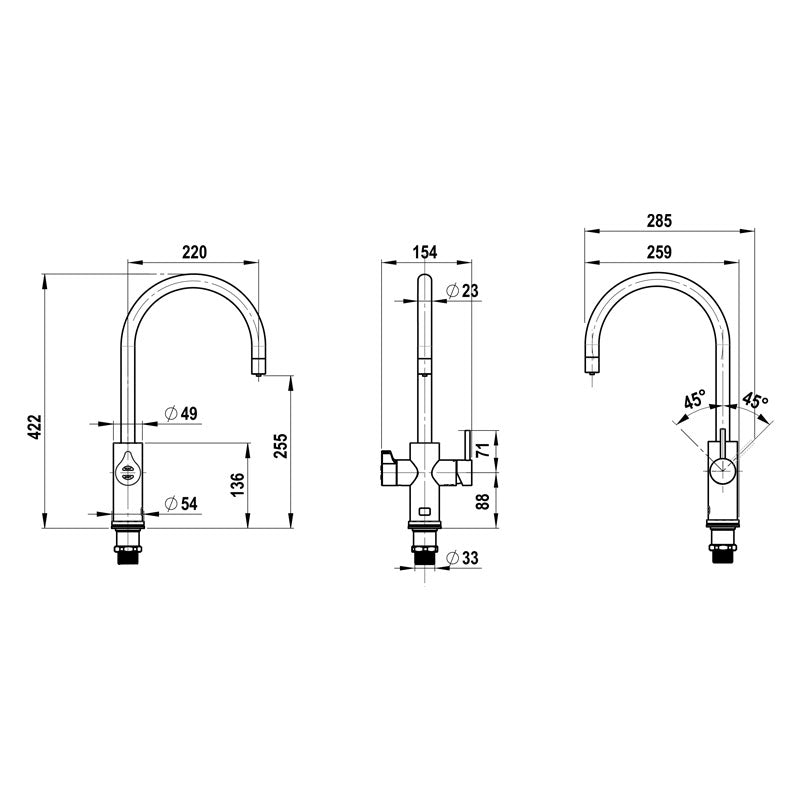 Zip HydroTap G5 Celsius Arc Chrome H58787