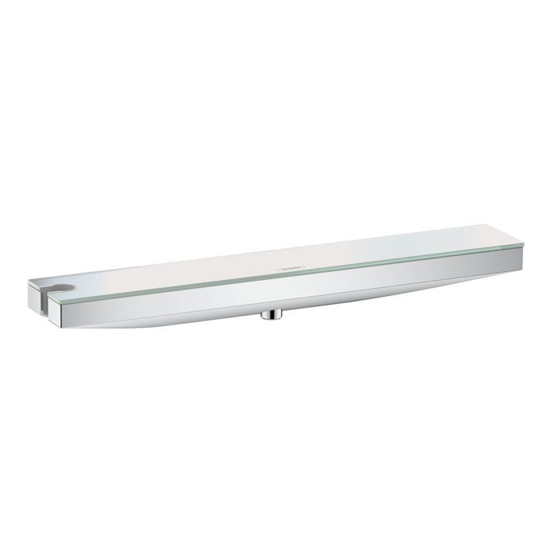 Hansgrohe Rainfinity Wall Outlet Porter 500 with Shower Holder and Shower Shelf Left Chrome