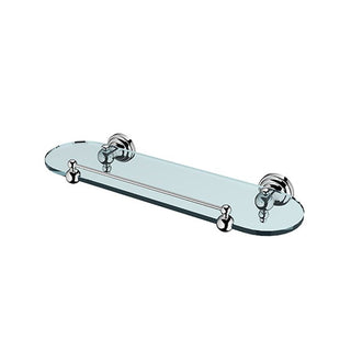 Parisi Hermitage Glass Shelf 40mm - Pewter