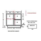 Ledin Hoxton 900mm Specification