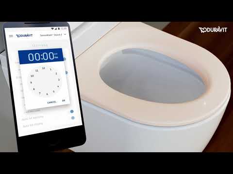 Duravit SensoWash® Starck F Lite Wall Hung Smart Toilet - D6120000-P