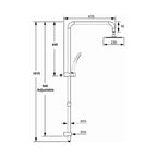 Hansa Ecojet 230mm Shower System specifications