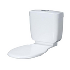Caroma Aire Connector Plastic Dual Flush Cistern + Seat - 234040W