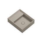 Parisi Cut 450x380 Bench Basin with Platform - No Tap Hole - Basento - VA160.94