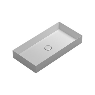Parisi Track 700x350 Bench Basin - Gloss White - VA21