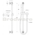 INDUSTRICA HANDSHOWER SLIDER SET Spec
