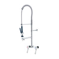 Gentec JETFLO Hot and Cold Wall Mounted Pre Rinse Unit with Pot Filler & Lever