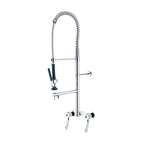 Gentec JETFLO Hot and Cold Wall Mounted Pre Rinse Unit with Pot Filler & Lever