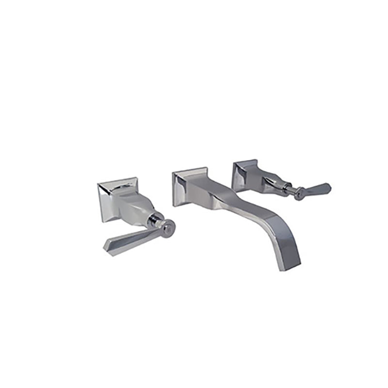 Parisi Jazz Lever Wall Basin Set with Spout