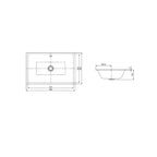 Kaldewei Puro Undercounter Basin 460 x 385mm Specification