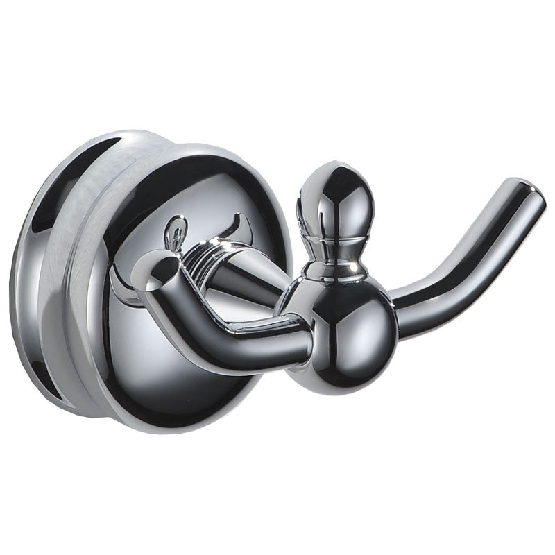 PLD Kingston Double Robe Hook - Chrome