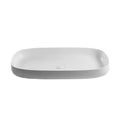 Parisi Seed 900x420 Bench Basin - Gloss White - VA09