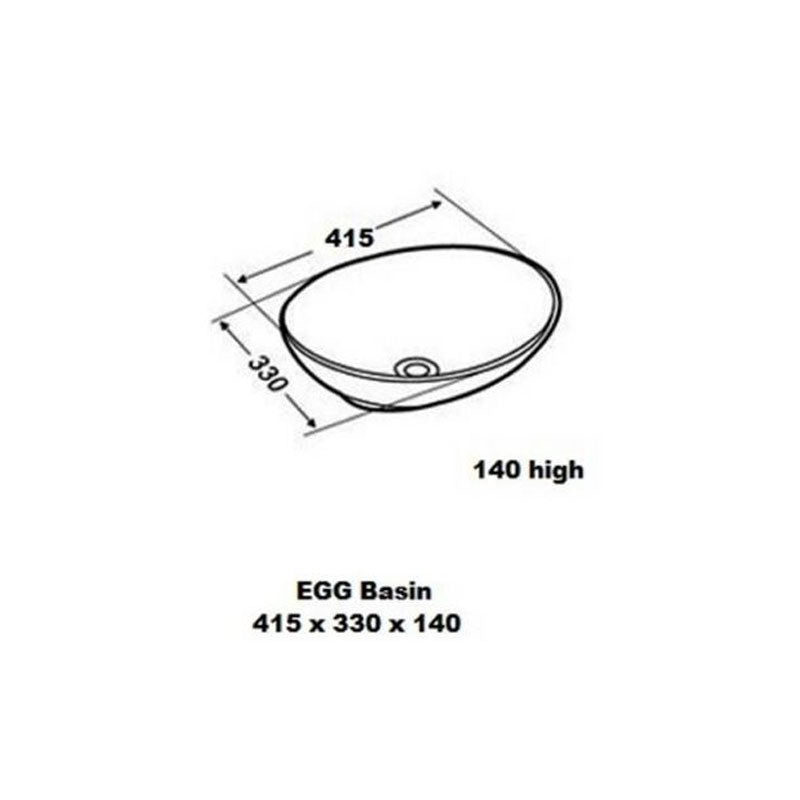 Ledin Egg Above Counter Basin Spec