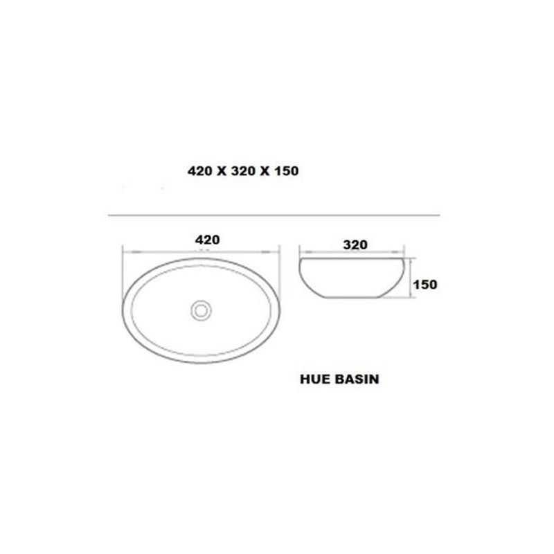 Ledin Hue Above Counter Basin Spec