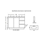 Ledin Jane 900 Freestanding Vanity