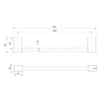 Phoenix Lexi MKII Hand Towel Holder - Specification