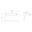 hoenix Lexi MKII Toilet Roll Holder -   Specification