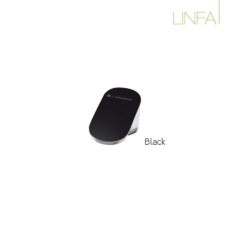 Newform Linfa Wall Mixer with Diverter Black