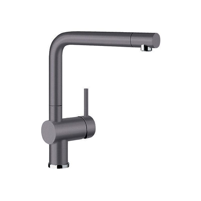 Blanco Linuss Sink Mixer Tap with Pull Out-Rock Grey