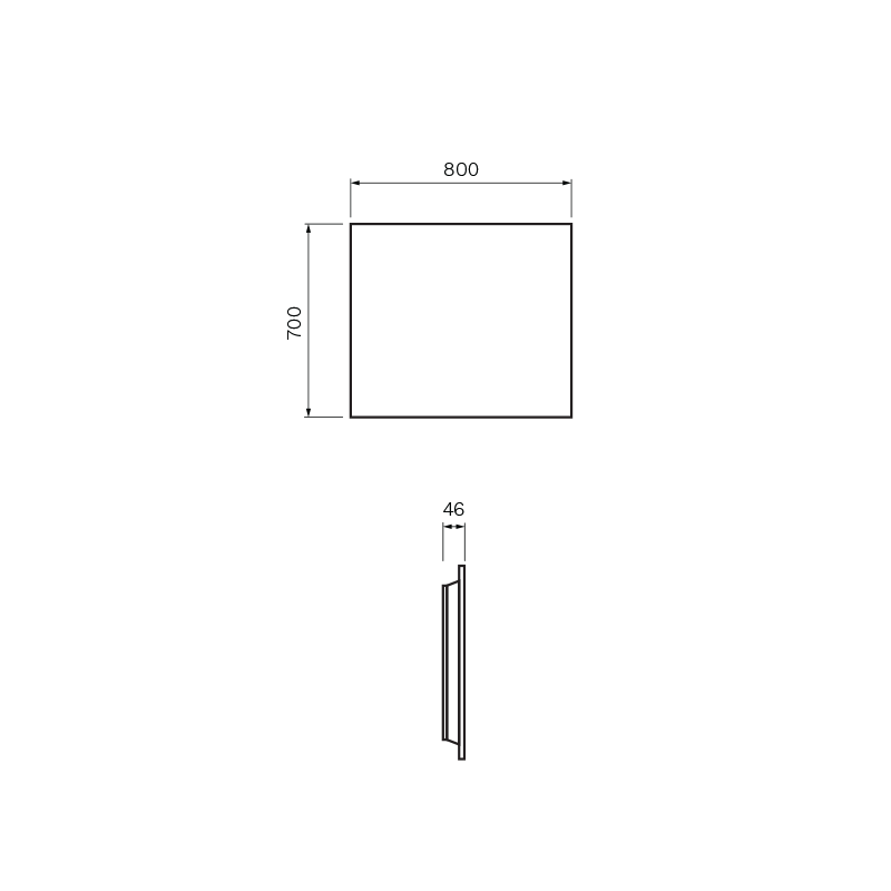 Parisi Loom 800 Mirror