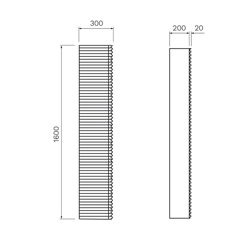The Parisi Loom Side Storage Cabinet Spec