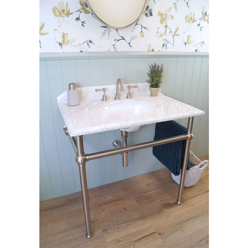 Turner Hastings Mayer Washstand 90x55 with Carrara Marble Top