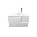 Marquis The Marq 900 Wall Hung Vanity - White Gloss Cabinet