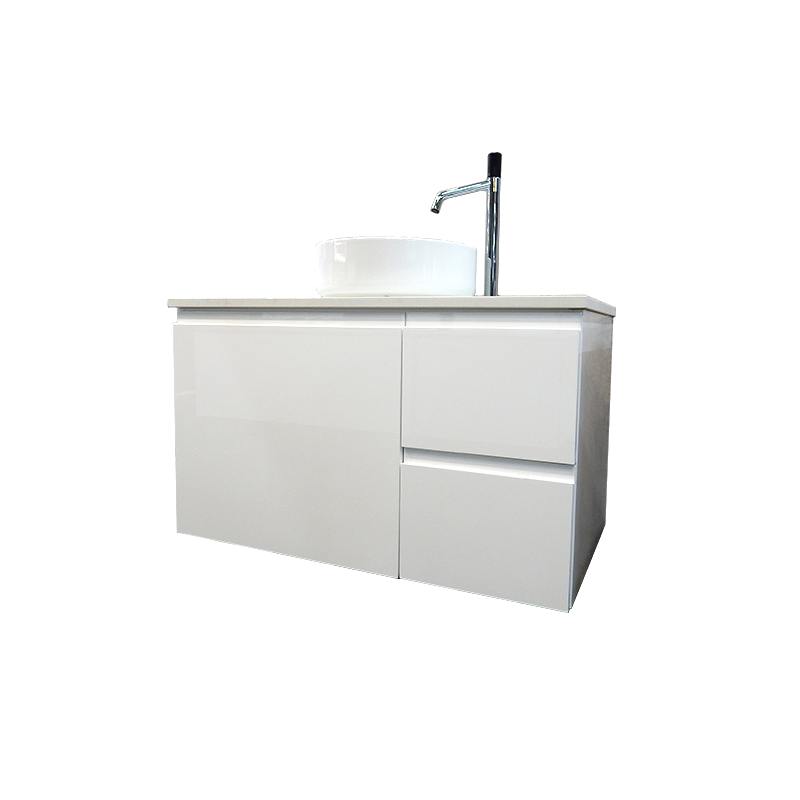 Marquis The Marq 900 Wall Hung Vanity - White Gloss Cabinet