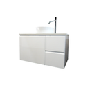 Marquis The Marq 900 Wall Hung Vanity - White Gloss Cabinet