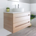 Marquis Gold 5 Wall Hung Vanity - 900mm Side View