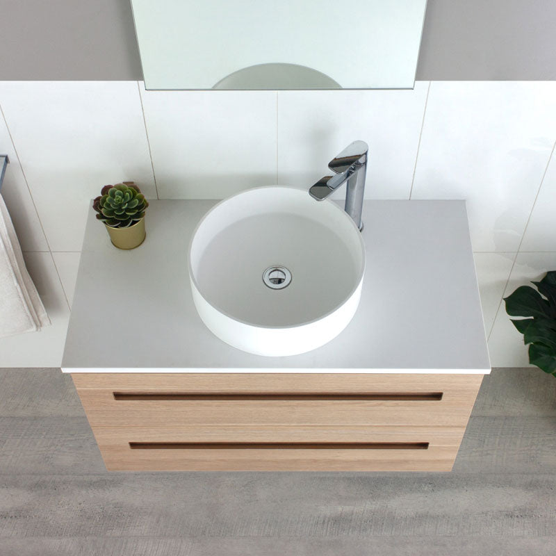 Marquis Gold 5 Wall Hung Vanity - 900mm Top View