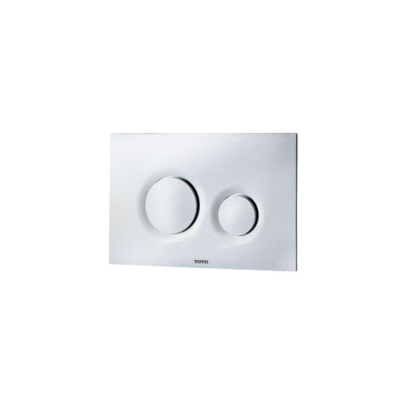 TOTO Flush Panel ABS - Matt Silver Round Buttons