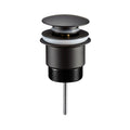 Universal 32/40mm Two Piece Mushroom Brass Pop-up Waste - Matte Black
