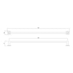 Master Rail Matt black Rod 900mm specifications