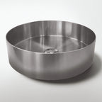 Studio Bagno Meteor Bench Basin - Brushed Stainless Steel - SBSUSS/ST