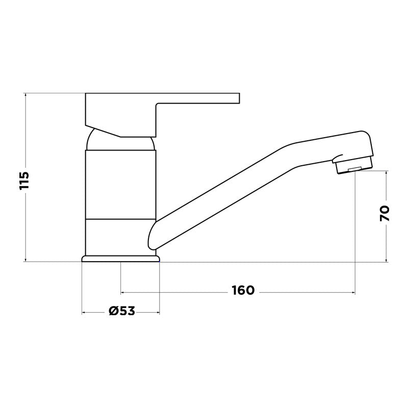 Mixx Tapware Ah! Swivel Basin Mixer Specification